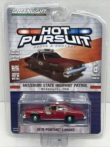 Greenlight Hot Pursuit Missouri State Highway Patrol 1976 Pontiac LeMans - Picture 1 of 16