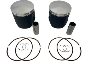 Wossner Piston Kit - 84.85mm Hardcoat Anodized - 2 Stroke Motorcycle ATV/UTV - Picture 1 of 3