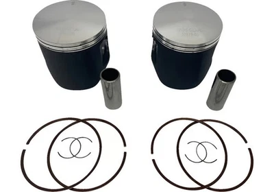 Wossner Piston Kit - 84.85mm Hardcoat Anodized - 2 Stroke Motorcycle ATV/UTV - Image 1 of 3