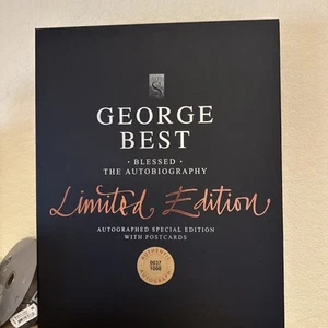 George BestSigned BookLimited Edition - Blessed Autobiography Manchester United - Picture 1 of 4