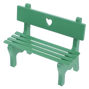 Miniature Dollhouse Chair Furniture Model Toy Decorative Garden Bench - Picture 1 of 12