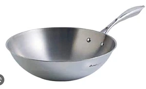 Nuovo Tupperware Serie Chef Acciaio Inox 30cm / 11,8" Wok 4,5qt / 4,2L Nuovo - Foto 1 di 2