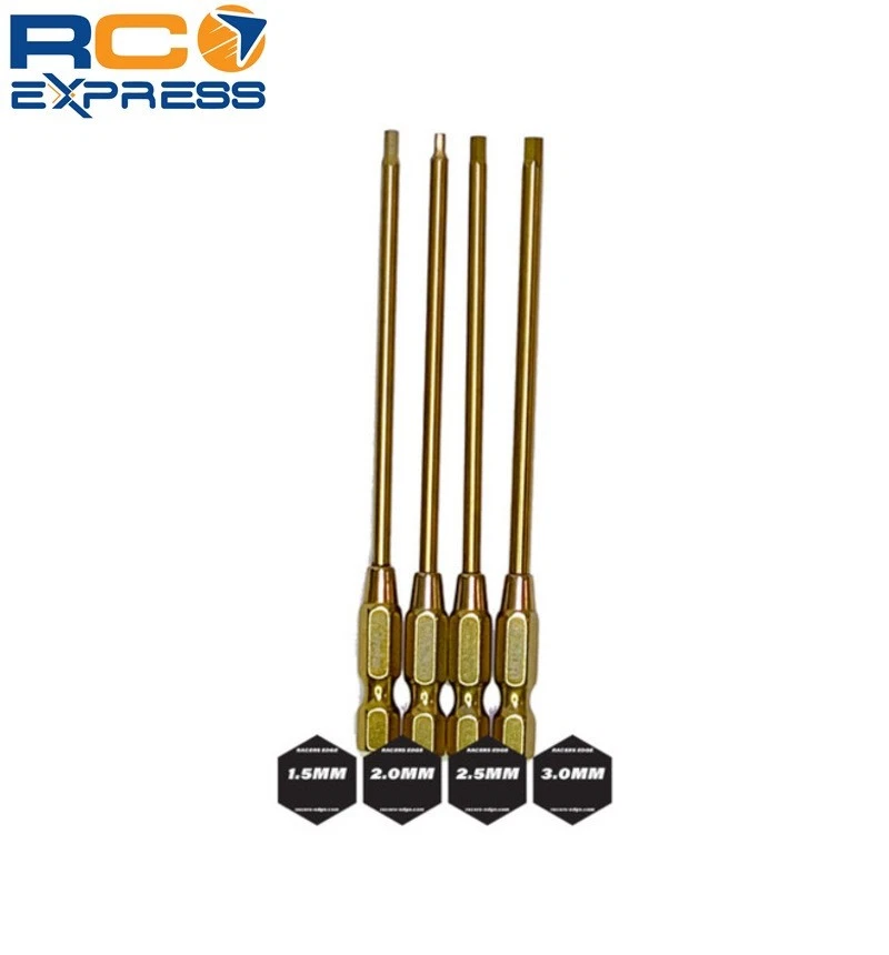 Racers Edge Titanium Allen Wrench Tips Power Tool Replacements 4 pieces RCE7201 - image 1 of 1