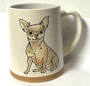 Taza de gres cerámico para perros Chihuahua de Spectrum Designz acuarela 18 oz - Imagen 1 de 5