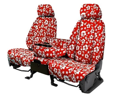 Fundas de asiento de auto CalTrend aptas para Chevy S10 1998-2004 Hawaii Red NeoSupreme personalizadas Foto 1 de 4
