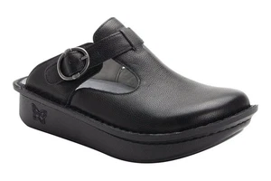 Alegria Classic Clogs schwarz Gr. 40 US 9,5/10 AGL-161 silberne Schnalle verstellbar - Bild 1 von 10