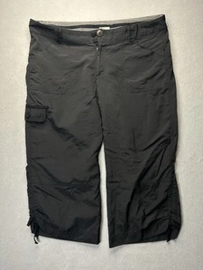 Alpine Capri Pants Women's Size 14 Black Cargo Outdoor Capri Pants - Picture 1 of 8