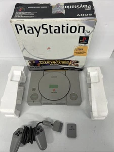 Sony Playstation 1 (SCPH-1001) PS1 Console, Original Box, Controller and Card - Picture 1 of 9