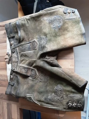 Lederhose Gr.52 kurz echt Leder - Bild 1 von 4