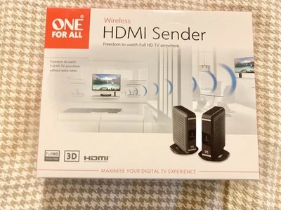 ONE FOR ALL Watch TV Wireless HDMI Sender Boxed New - Image 1 of 4