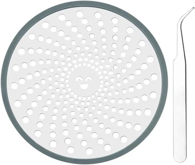 Sieb für Dusche Abflusssieb Edelstahl Sieb Abfluss Dusche Haarsieb Haarfänger Du - Bild 1 von 4