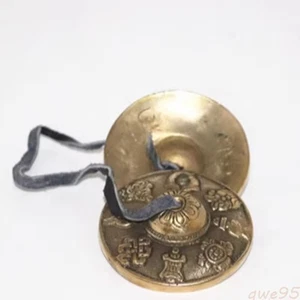 Nepal Brass Handmade Bell Ringing Traditional Ethnic Group Percussion Instrument - Picture 1 of 3