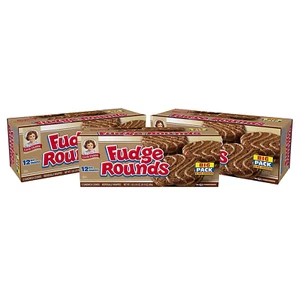 Little Debbie Fudge Rounds Big Pack, 3 Boxes, 36 Individually Wrapped Cookies - Picture 1 of 4