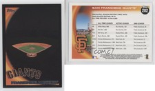 2010 Topps Franchise History Wal-Mart Black San Francisco Giants Oracle Park