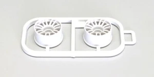 Kyosho MZH131W-W1 Multi Wheel II W / Offset 1.0 White RE30 (2) : Mini-Z 2WD - Picture 1 of 1