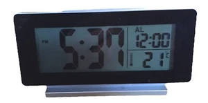 IKEA FILMIS DIGITAL DISPLAY WECKER, Zeit, Temperatur, Hintergrundbeleuchtung. KOSTENLOSER VERSAND - Bild 1 von 7