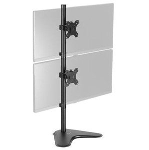 VIVO Dual LCD Monitor Desk Vertical Stand Mount, Fits 2 Screens up to 30"