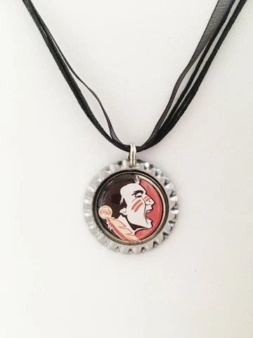 COLLEGE FANS!!  Florida State University SEMINOLES Necklace Cover