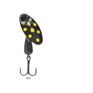 CUCCHIAINO ROTANTE PANTHER MARTIN NERO PUNTI GIALLI 6 GR BKY TROTA