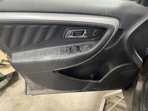 Used Front Left Door Interior Trim Panel fits: 2016 Ford Taurus Trim Panel Fr Dr