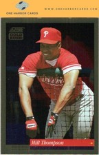 1994 Score Philadelphia Phillies Baseball Card #158 Milt Thompson