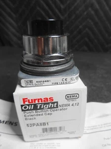 Furnas 52PA8B1 Siemens Push Button Operator - Extended Cap - BLACK - Picture 1 of 8