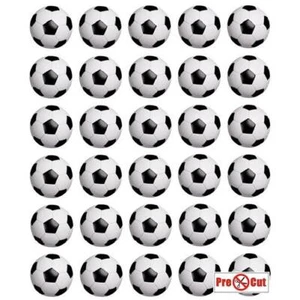30 Football Cupcake Cake Toppers Decorations Edible Wafer Paper *Pre Cut* - Picture 1 of 4