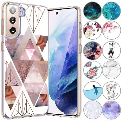 ZOVONIC Funda protectora de silicona TPU para móvil Samsung Galaxy S21 Plus