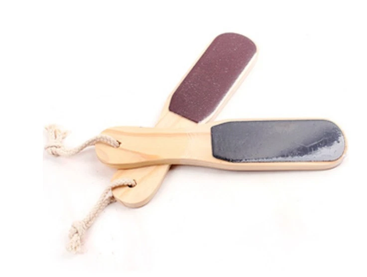 Kit de depurador de pedicura limpiador de piel muerta madera callo raspador de pies de doble cara Foto 1 de 1