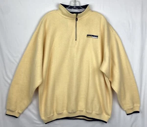 Suéter J.America Sport Vintage con Cremallera Polar CAPA COD Amarillo XL RARO #23D - Imagen 1 de 9
