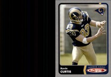 2003 Topps Total Silver St. Louis Rams Football Card #493 Kevin Curtis