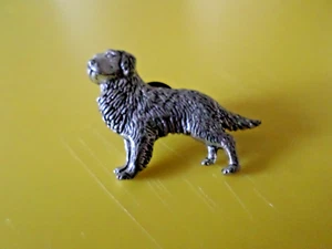 Pewter Golden Retriever Pin Brooch - Picture 1 of 1