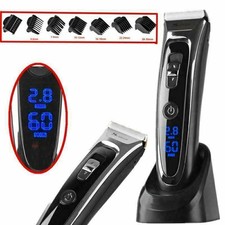 Forever Speed Profi Keramik Kabellos Haarschneider mit LED Display - Schwarz