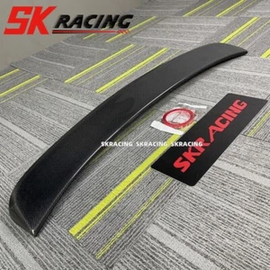 Carbon Fiber Rear Window Roof Spoiler Wing Lip Body Kits Fits Infiniti Q50 Sedan - Picture 1 of 15