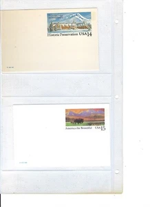 US: 2 postal cards NEW MNH 121812 - Picture 1 of 1