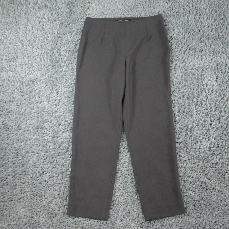 Yansi Fugel Pants Womens 6 Gray Side Zip Straight 29x27* - Image 1 of 4