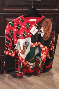 Suéter THE EAGLE'S EYE 1990 TEJIDO SHERLOCK HOLMES Hound of the Baskerville Nuevo con Etiquetas - Imagen 1 de 11