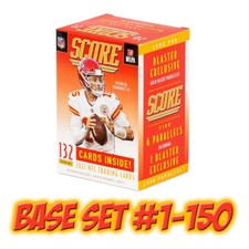 2020-2021 NFL Score Football Trading Cards BASE SET *PICK A PLAYER* #1-150
