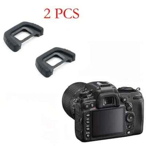 2PCS DK-21 Rubber EyeCup Eyepiece Camera For Nikon D7100 D300 D80 D90 D600 D750 - Picture 1 of 6