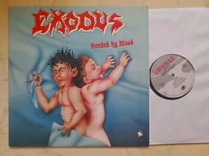 EXODUS Bonded By Blood *1985 US COMBAT LABEL VINYL 1st PRESS + INNERSLEEVE* - Picture 1 of 5