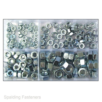 Verschiedene verzinkte Whitworth BSW Sechskant-Vollmuttern - Bild 1 von 4