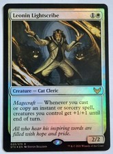 MTG Strixhaven: School of Mages LEONIN LIGHTSCRIBE 020/275 Rare FOIL M/NM