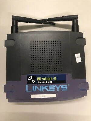 LINKSYS WIRELESS-G ACCESS POINT WIFI  WAP54G NO AC ADAPTER - PREOWNED - Image 1 of 3