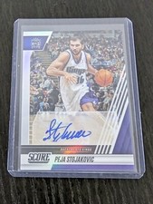 2022-23 Panini Chronicles Peja Stojakovic SCORE Auto Silver Prizm KINGS Legends 