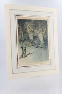 ICART RABELAIS récit de Panurge à Pantagruel Dessin original signé couleur 1936 - Picture 1 of 1