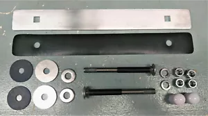 Hvy. duty diving brd. mnt. kit for 10-12 ft long boards: 1/4" th. strap, 6" bolt - Picture 1 of 3