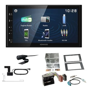 Kenwood 2DIN DAB+ Autoradio für Ford Fusion 2005-2012 in schwarz - Bild 1 von 5