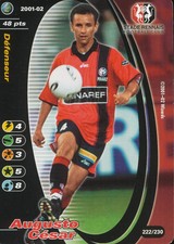 222 CESAR AUGUSTO BRAZIL STADE RENNAIS.FC CARD CARD WIZARDS CHAMPIONS 2001-2002