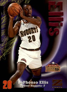 1997-98 Z-Force Denver Nuggets Basketball Card #101 LaPhonso Ellis