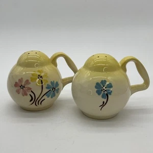 Hull Keramik USA große Salz & Pfefferstreuer 4" Cinderella Bouquet Vintage - Bild 1 von 9